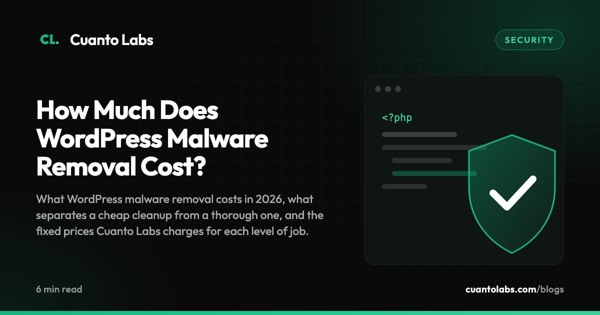 How Much Does WordPress Malware Removal Cost?