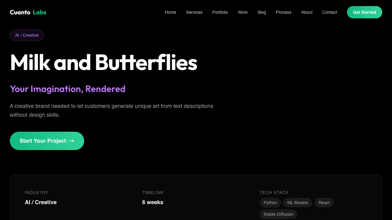 Milk and Butterflies